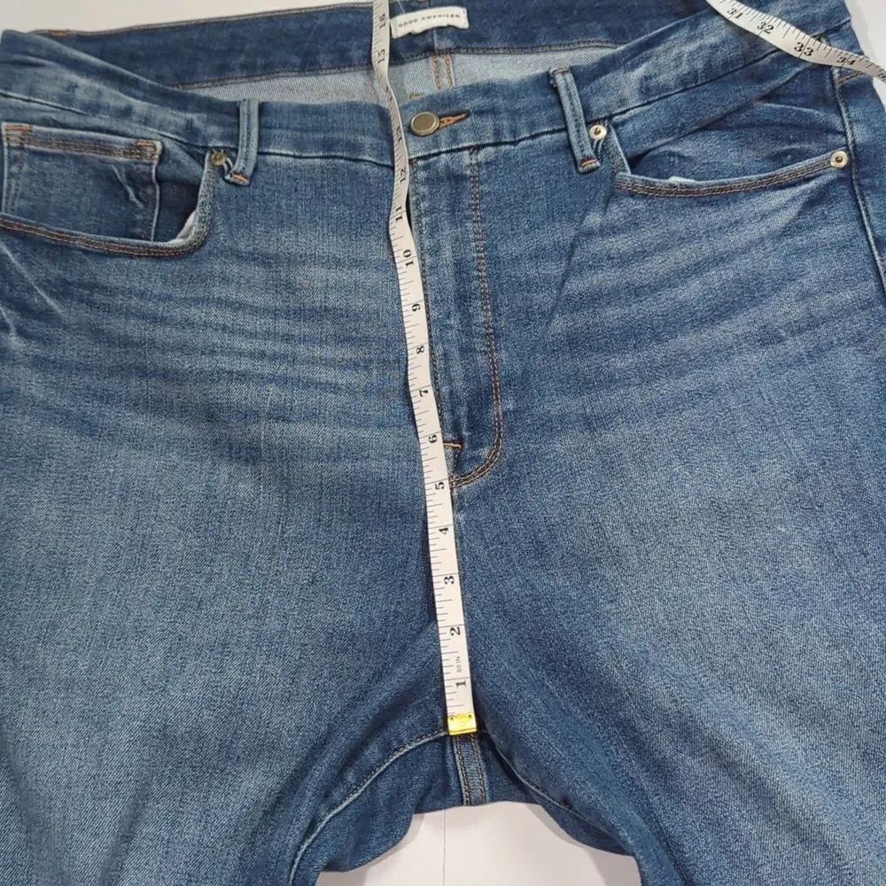 Good‎ American Jeans Womens 18 Blue Good Legs ankle Glc1380t